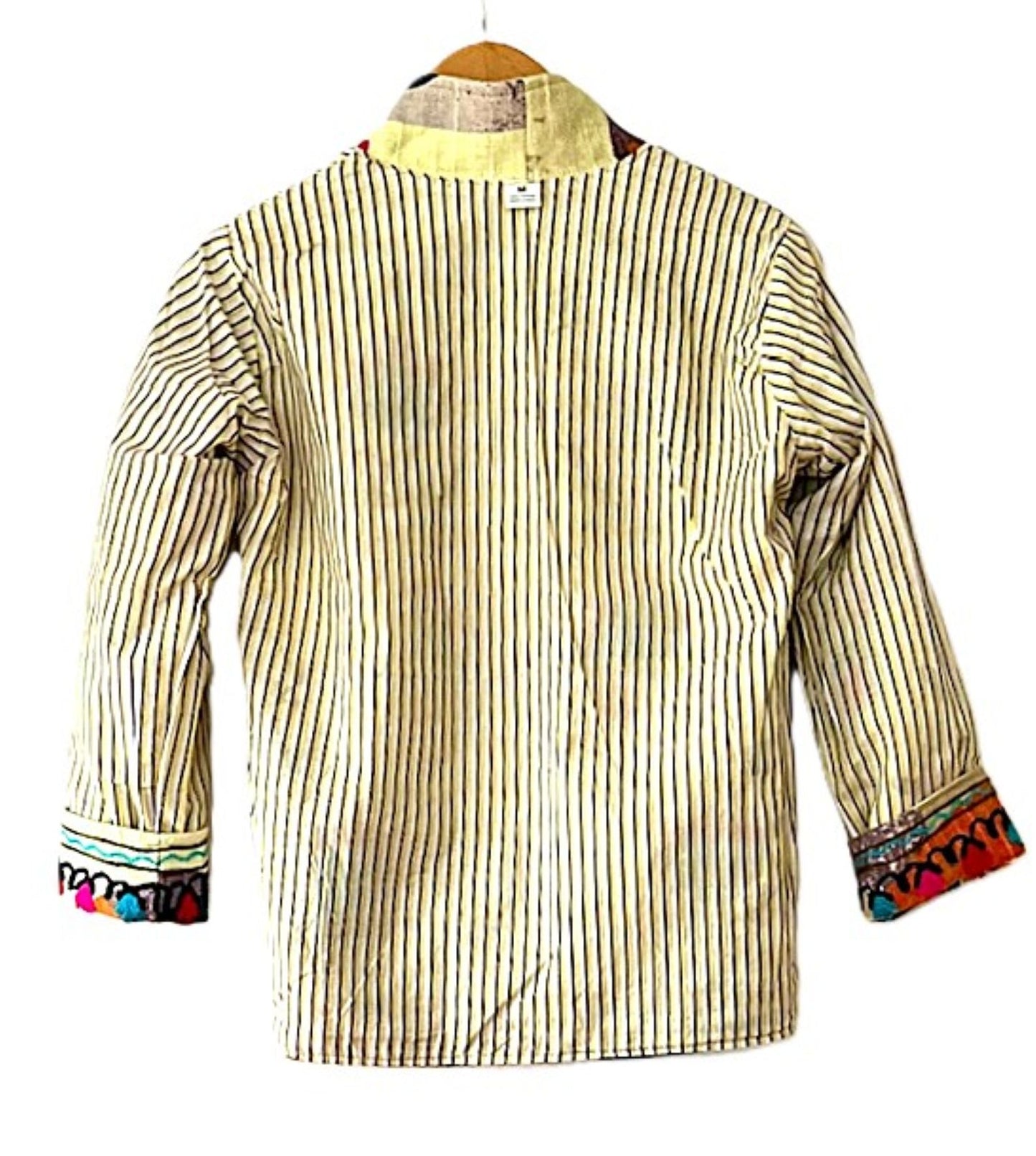 Jacket, Wearable Art Suzani Work Jacket, A Blend Of Traditional Art And Contemporary Fashion.
