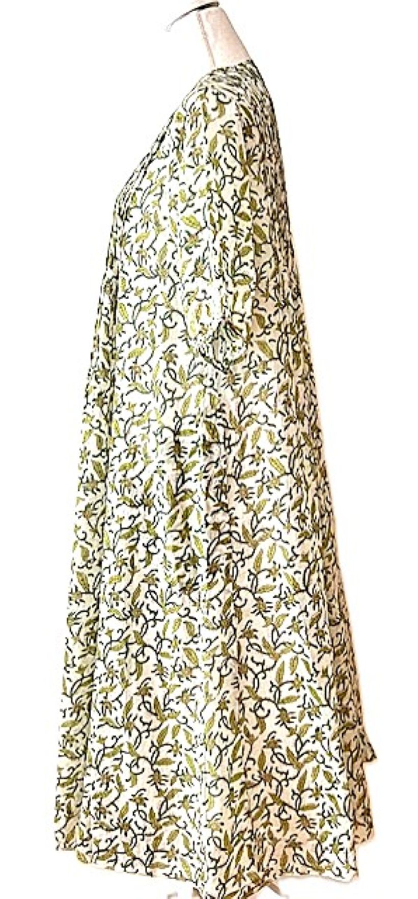 Dresses: Midi Floral Block Print Is Appealing and Comfortable.