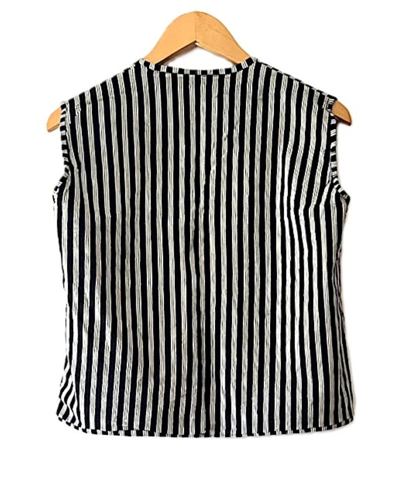 Fully Reversible Designer Handmade Embroidered Vest. Stunning. (Black Gold)
