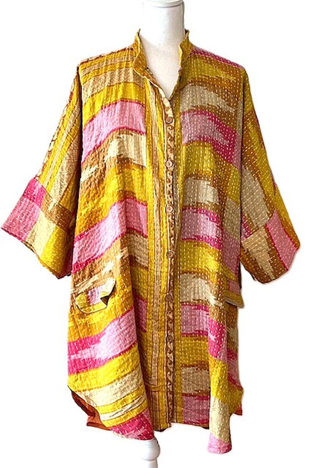 Kantha Bae Free To Be Tunic: Always A Best Seller (Stripe)