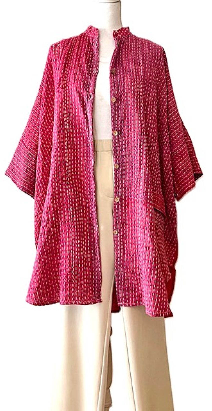Kantha Bae Free To Be Tunic: Always A Best Seller (Fushia)