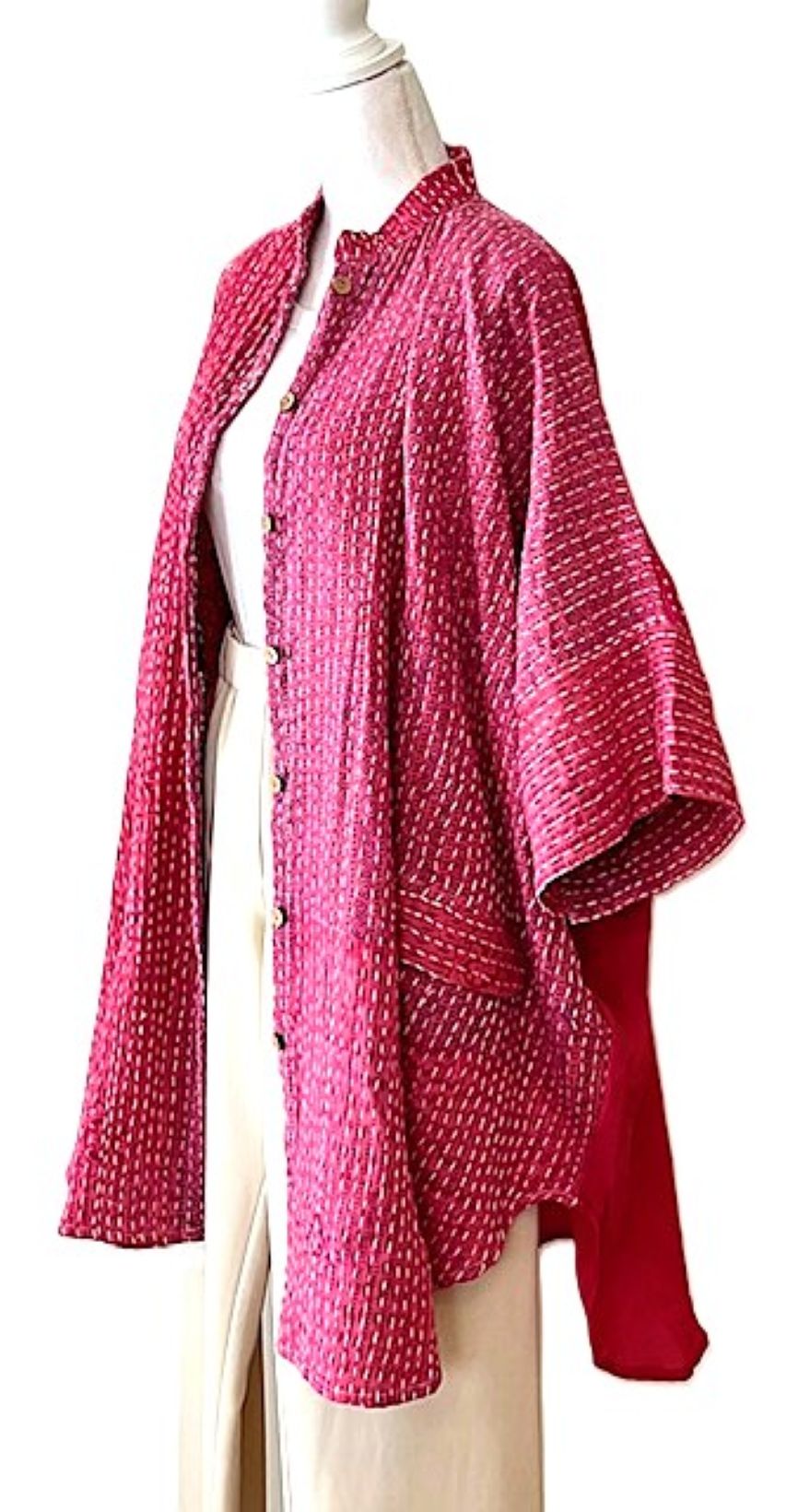 Kantha Bae Free To Be Tunic: Always A Best Seller (Fushia)