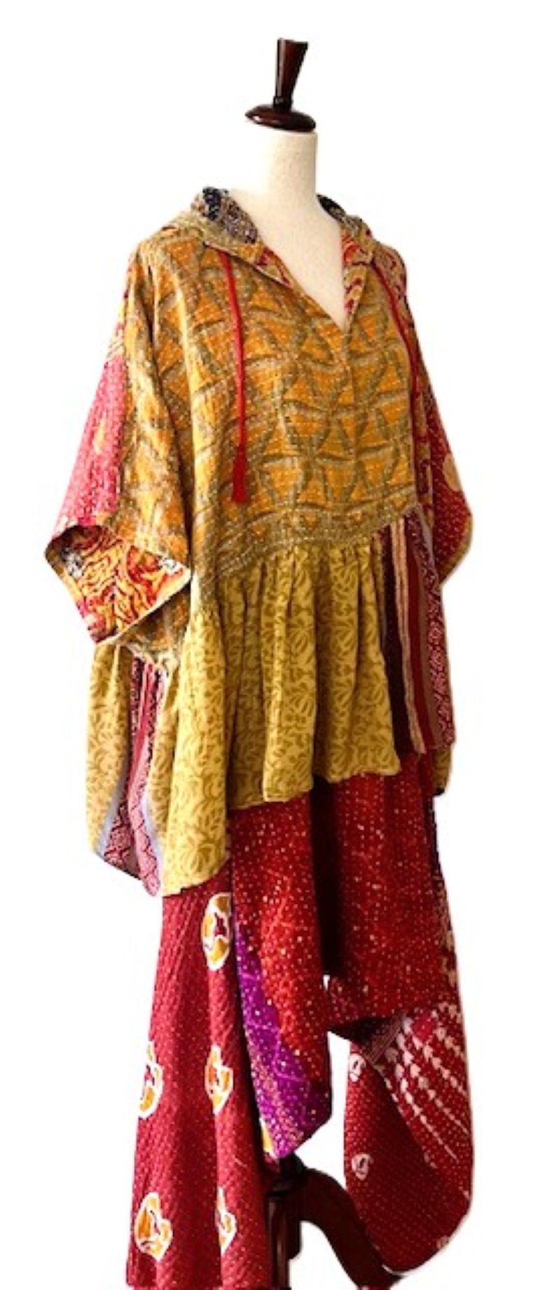 Kantha Bae Cosmos Hoodie, A New Easy Basic (Orange)
