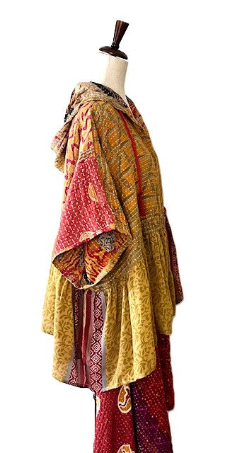 Kantha Bae Cosmos Hoodie, A New Easy Basic (Orange)