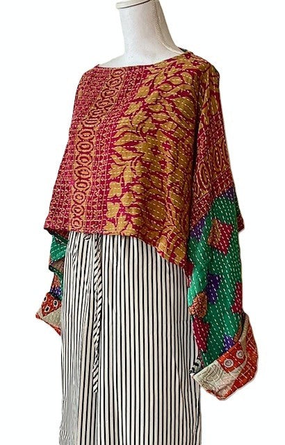 Kantha Bae Abundance Crop Top is Sassy, Abstract