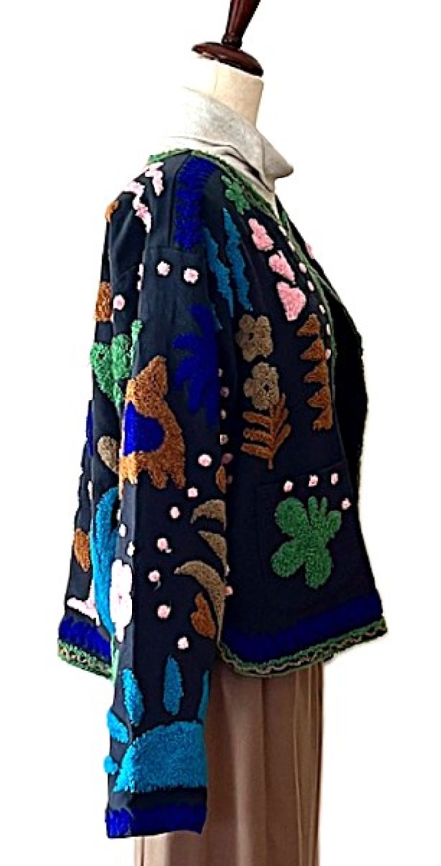 Jacket, Wearable Art Blends Traditional Art With Contemporary Fashion. Whimsical.