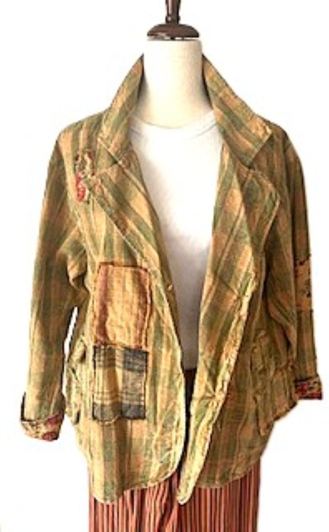 Long Sleeve Designer Rose Garden Views Jacket, The New Basic And Fully Reversible.