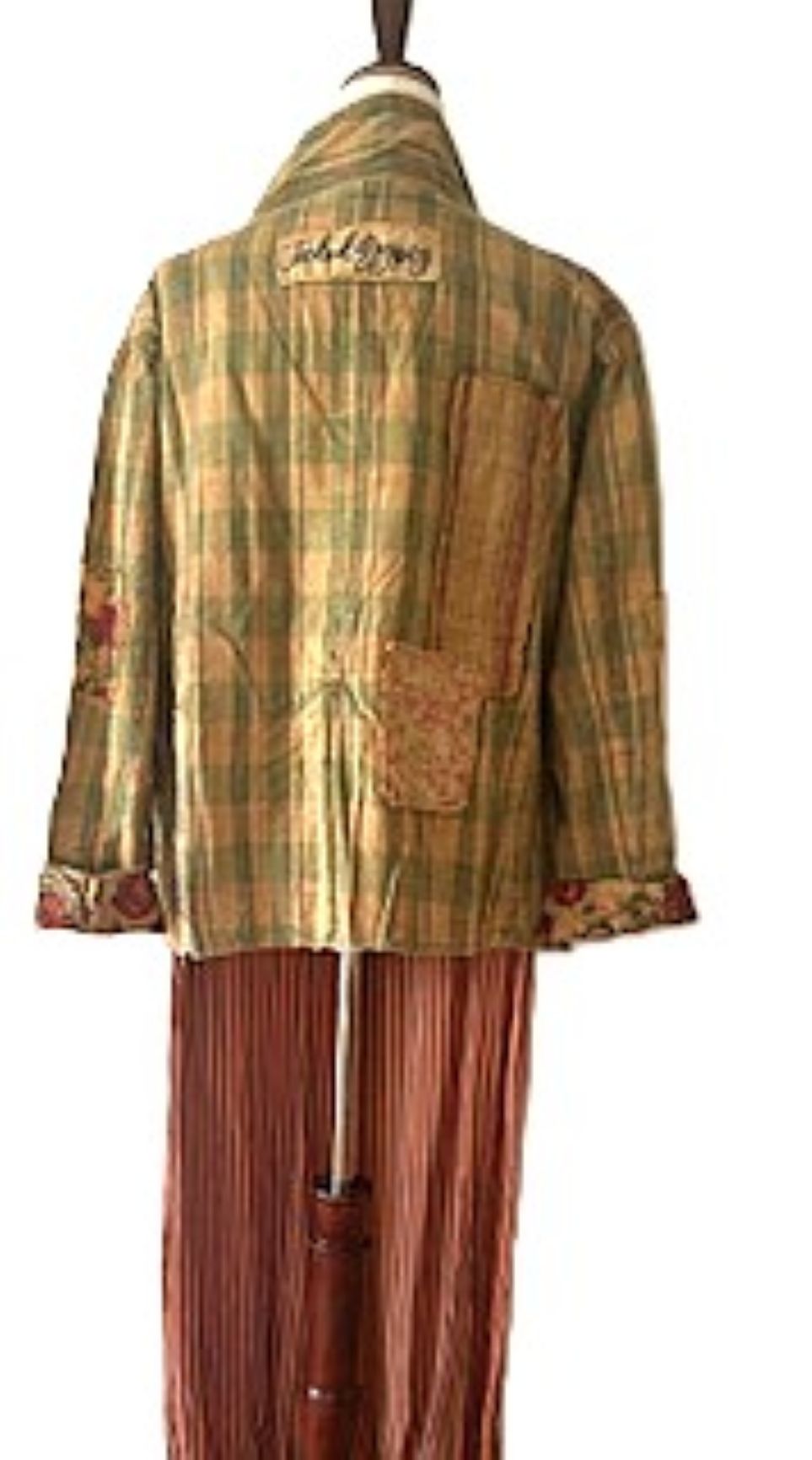 Long Sleeve Designer Rose Garden Views Jacket, The New Basic And Fully Reversible.