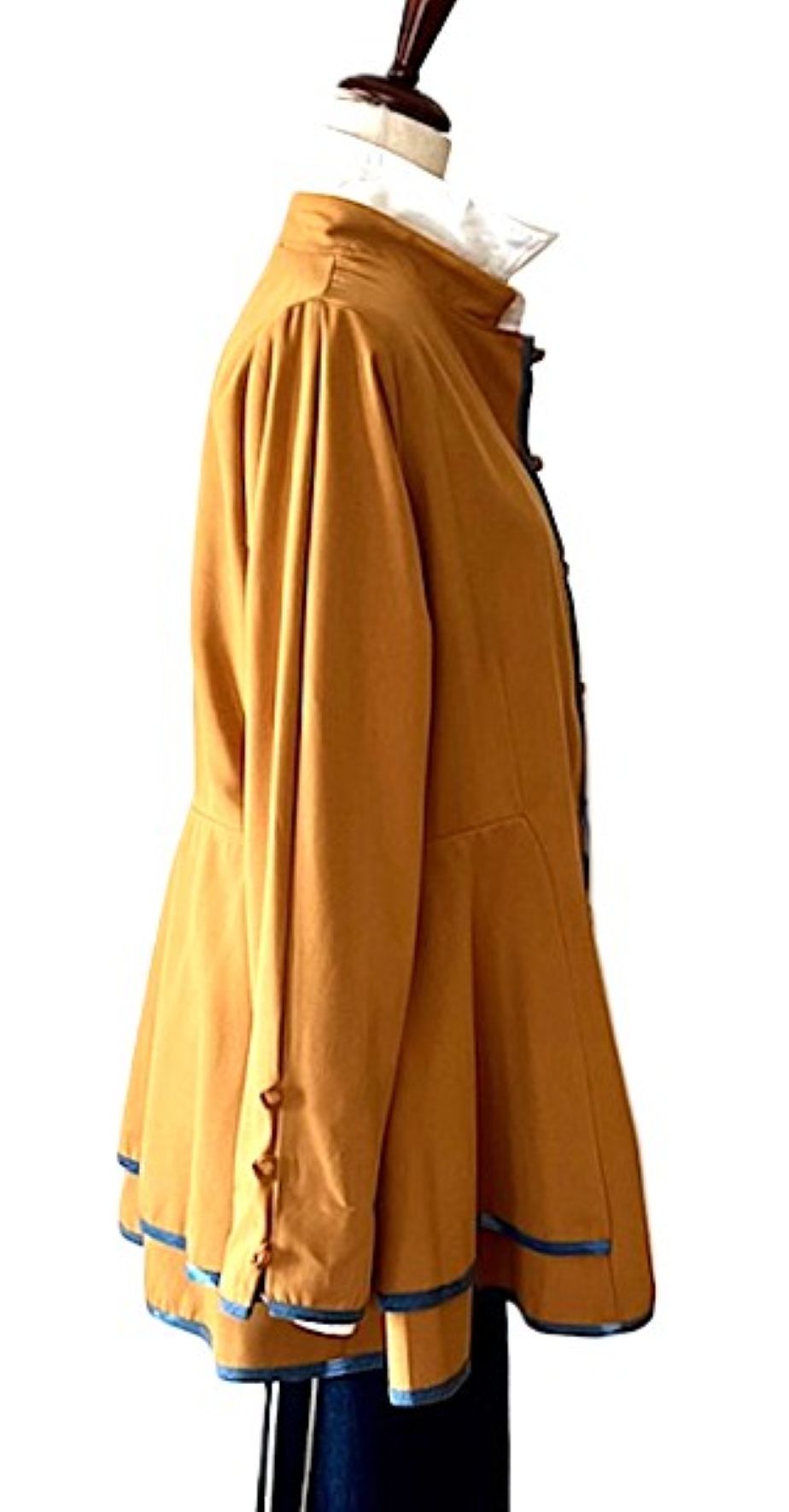 Jacket Trend Alert: Stroller Length Mustard Coat, The First of the Season.