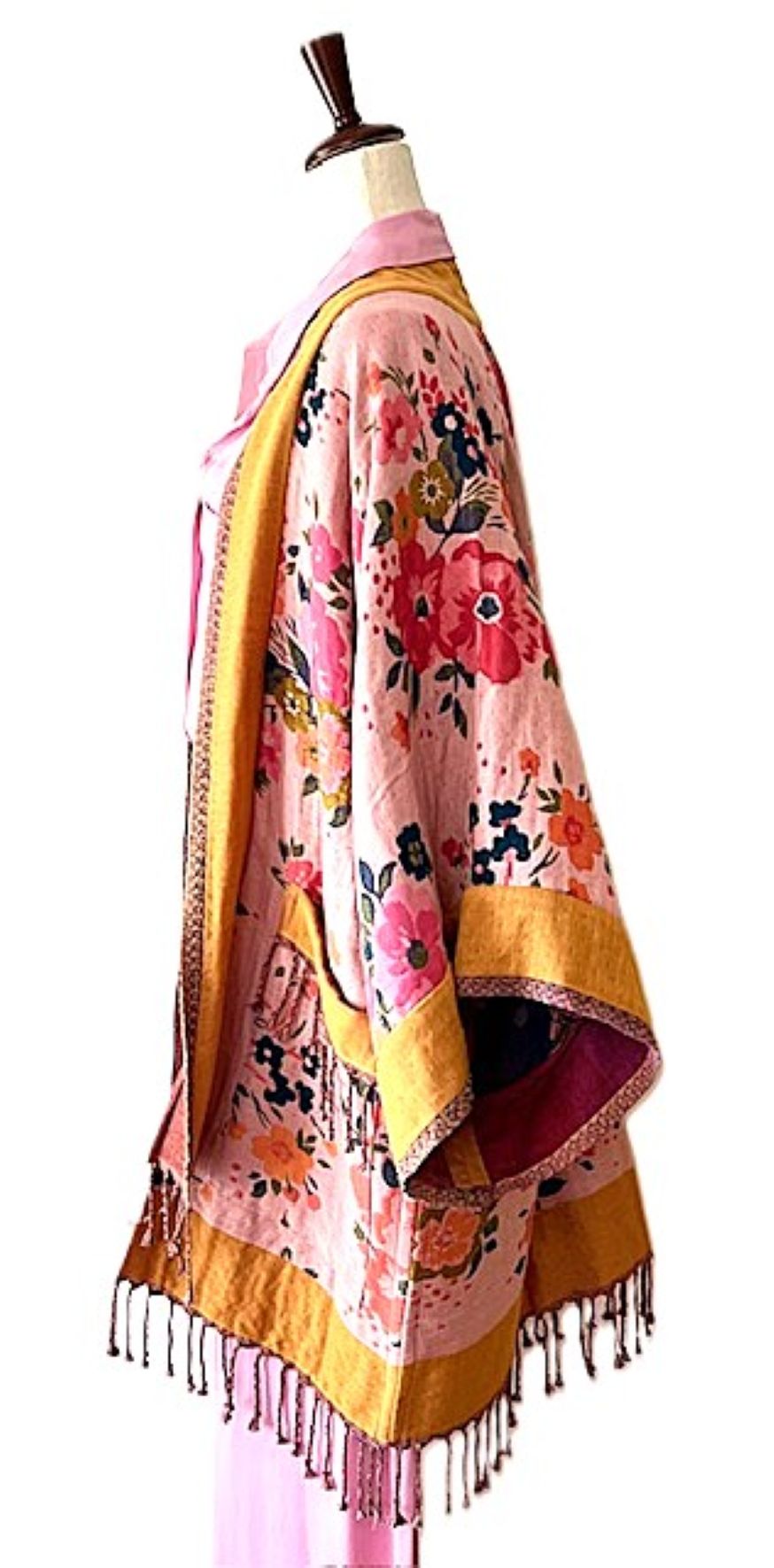 Specialty Collection: The Traditional Kimono Jacket With A Contemporary Twist (Pink)