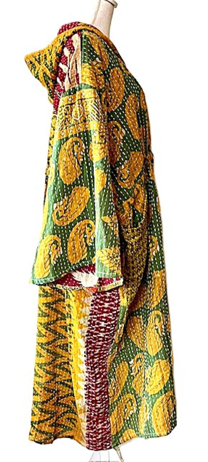 Kantha Bae Dreamweaver Hoodie Kimono Is Magical. Gold