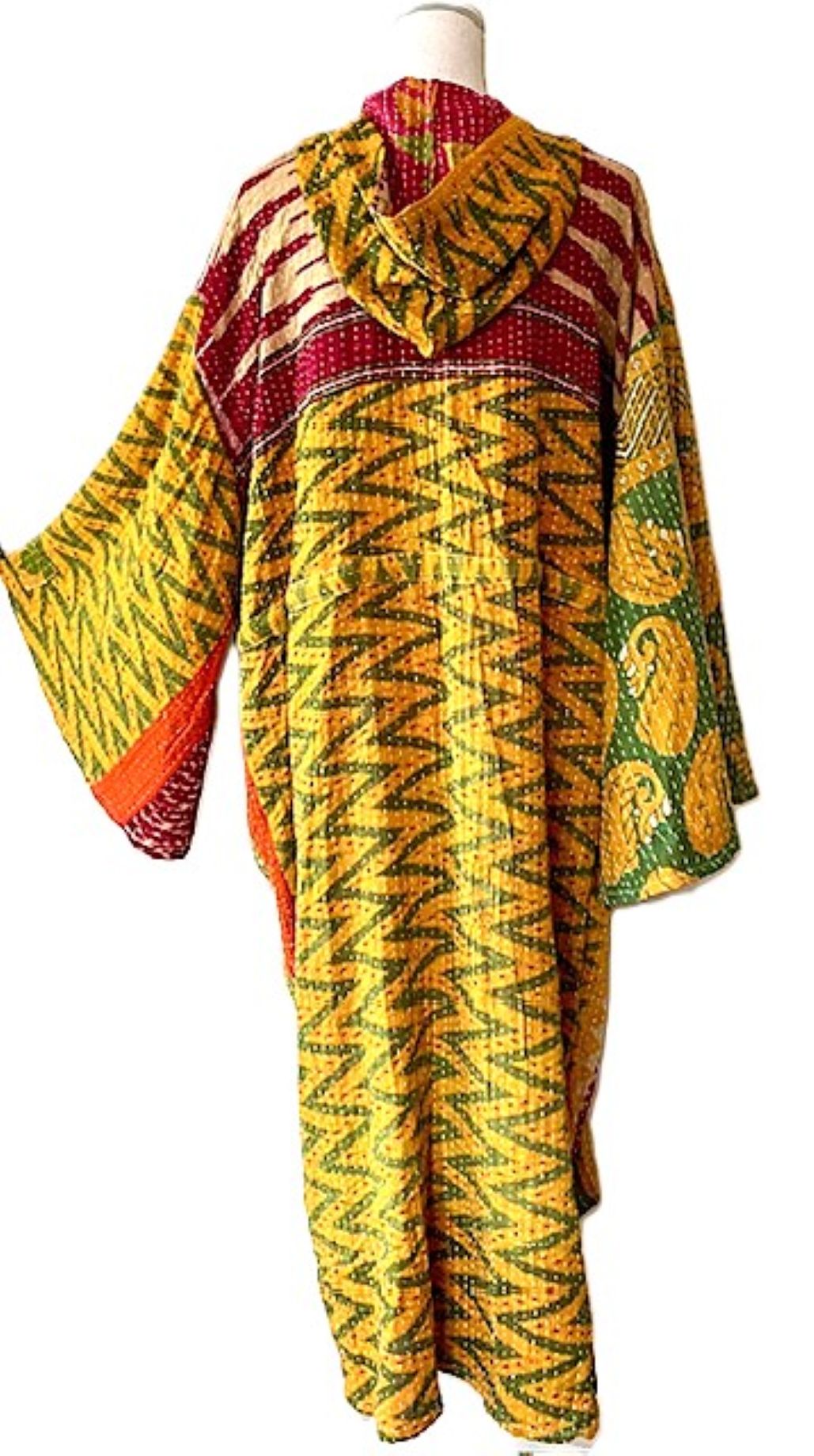 Kantha Bae Dreamweaver Hoodie Kimono Is Magical. Gold