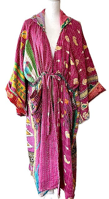 Kantha Bae Dreamweaver Hoodie Kimono Is Magical. Fuschia