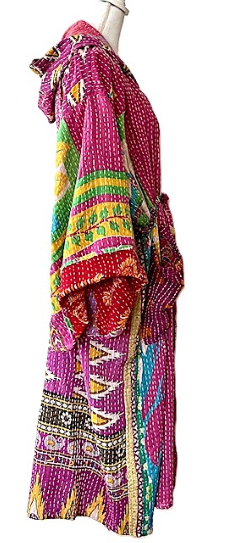 Kantha Bae Dreamweaver Hoodie Kimono Is Magical. Fuschia