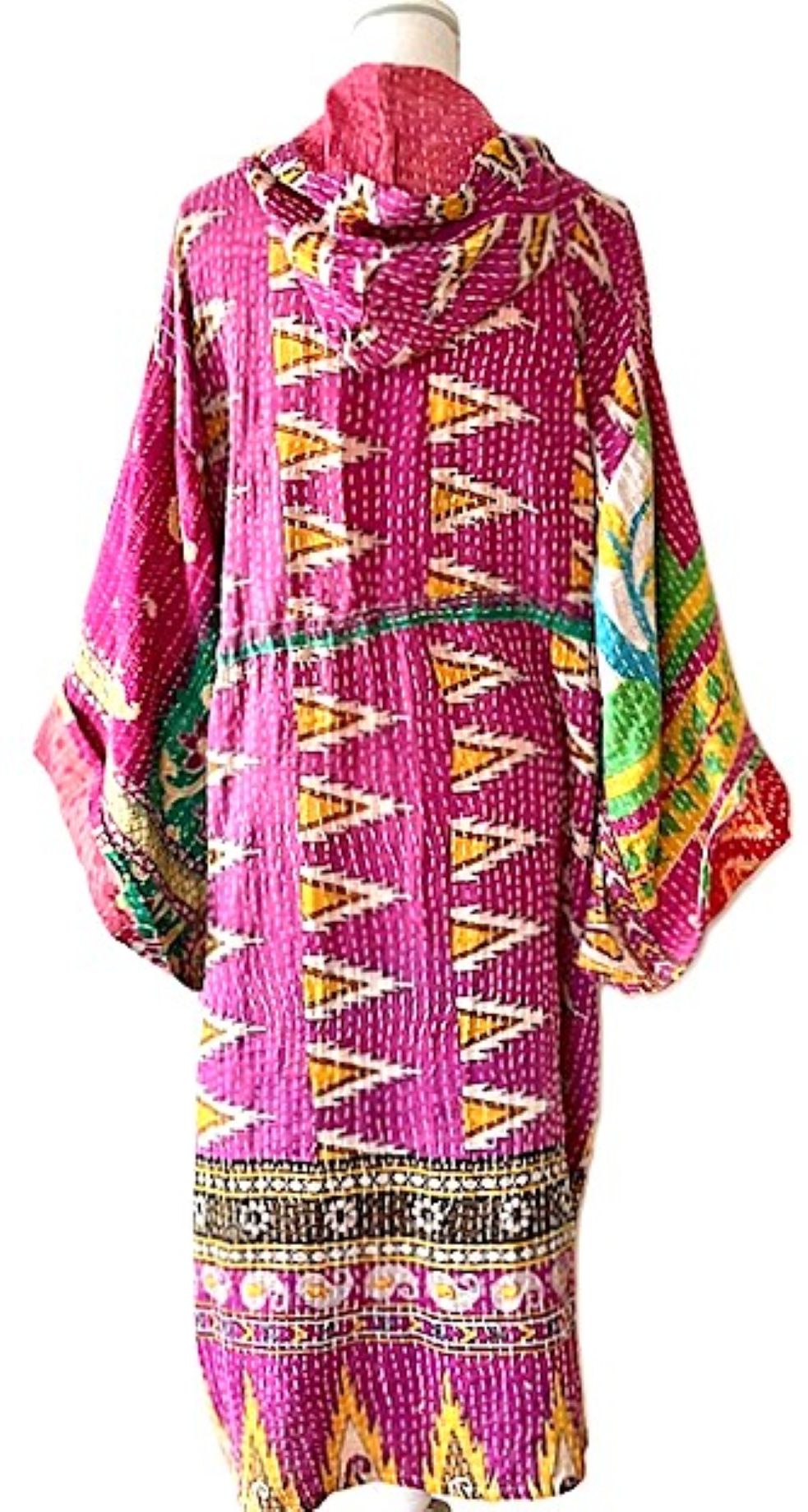Kantha Bae Dreamweaver Hoodie Kimono Is Magical. Fuschia