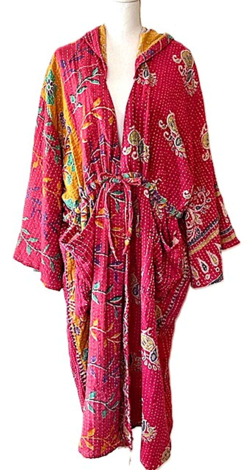 Kantha Bae Dreamweaver Hoodie Kimono Is Magical. Rose