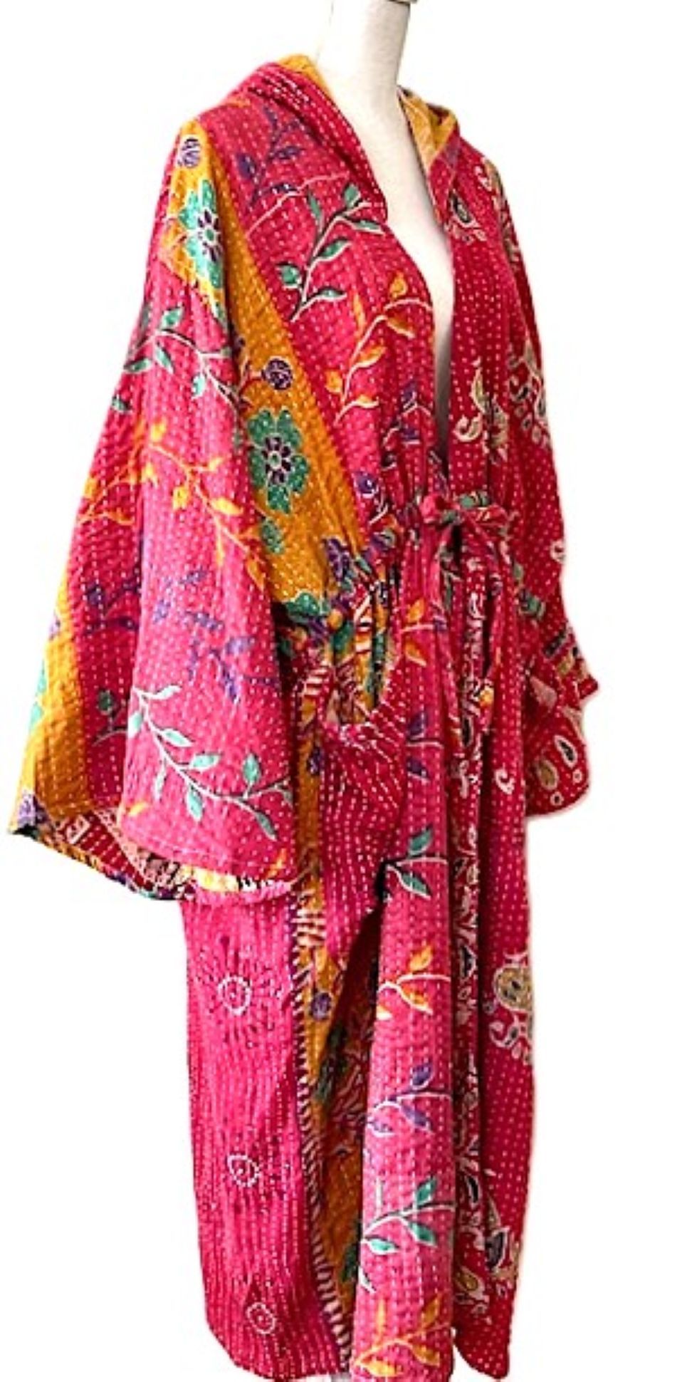 Kantha Bae Dreamweaver Hoodie Kimono Is Magical. Rose