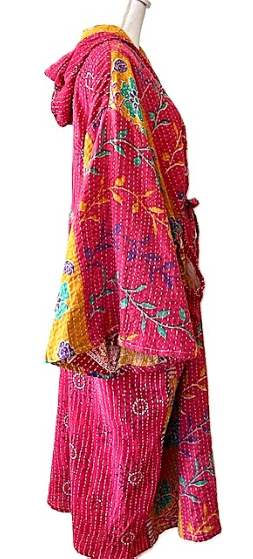 Kantha Bae Dreamweaver Hoodie Kimono Is Magical. Rose