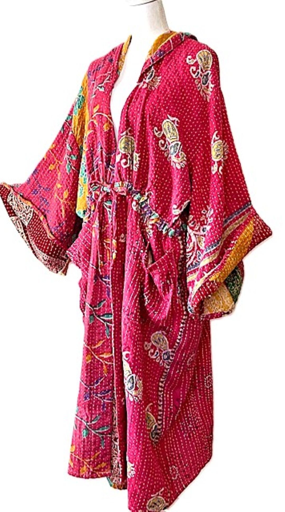 Kantha Bae Dreamweaver Hoodie Kimono Is Magical. Rose