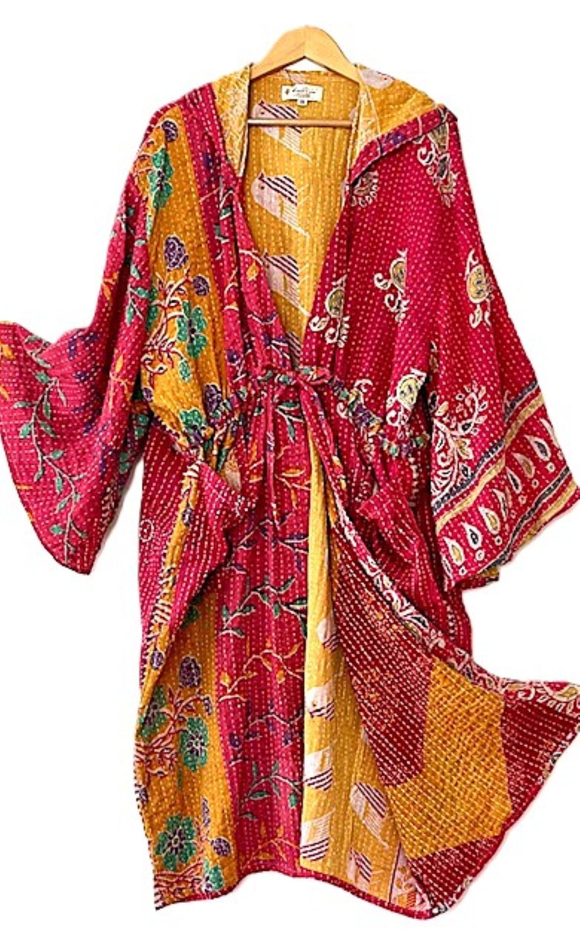 Kantha Bae Dreamweaver Hoodie Kimono Is Magical. Rose