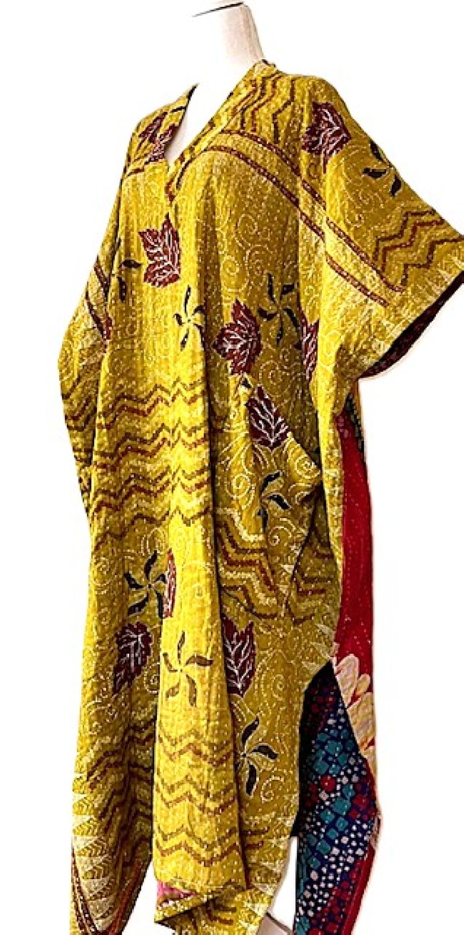 Kantha Bae Just This Muu, The Perfect Lounger For Home and Resort (Bronze and Mustard)