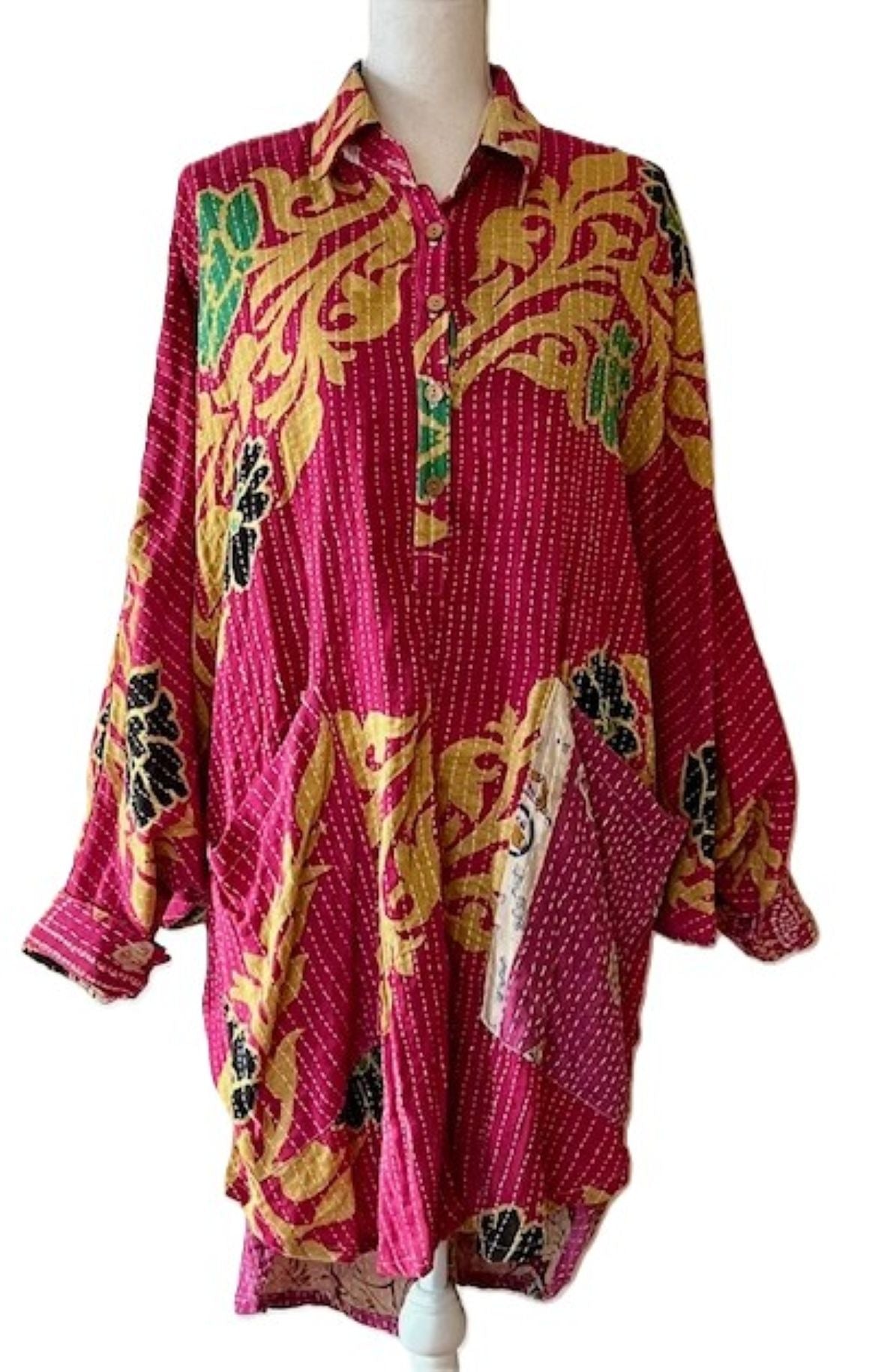 Kantha Bae Poetic Tunic is Super Stylish, (Fuchsia)