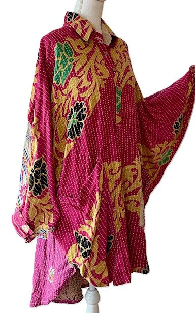Kantha Bae Poetic Tunic is Super Stylish, (Fuchsia)