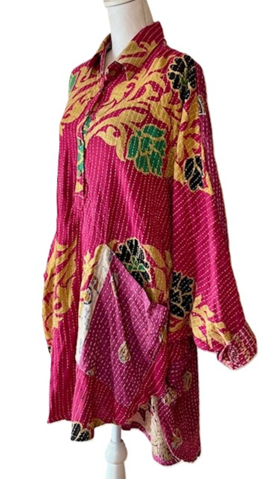 Kantha Bae Poetic Tunic is Super Stylish, (Fuchsia)