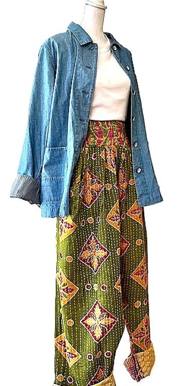 Kantha Bae Good Vibes Harem Pants. 4 Print Choices.