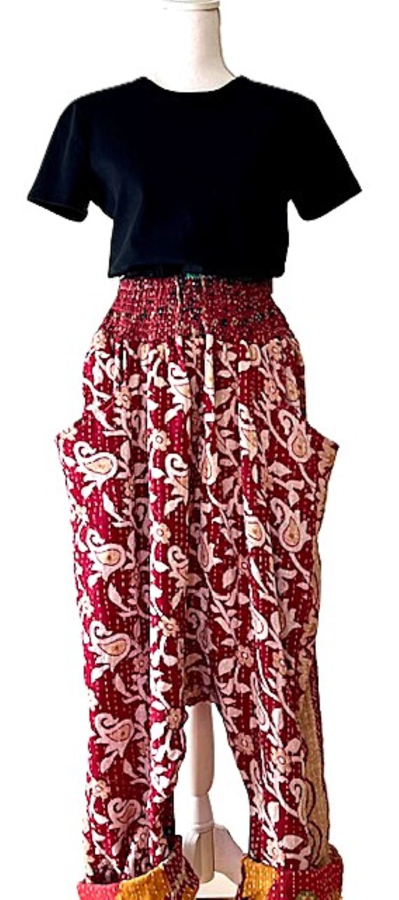 Kantha Bae Good Vibes Harem Pants. 4 Print Choices continued