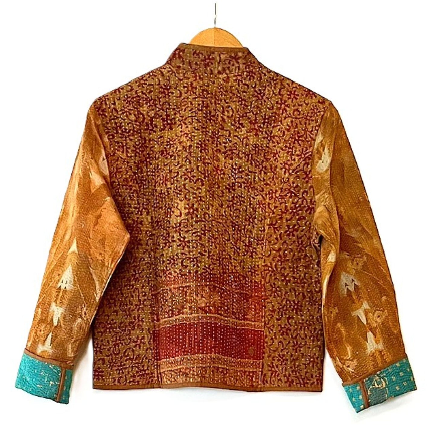 Fully Reversible Luxe Cotton Quilted Jacket. Best Seller. (Bronze)