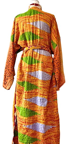 Kantha Bae Majestic Kimono Is It, Abstract (Copper)