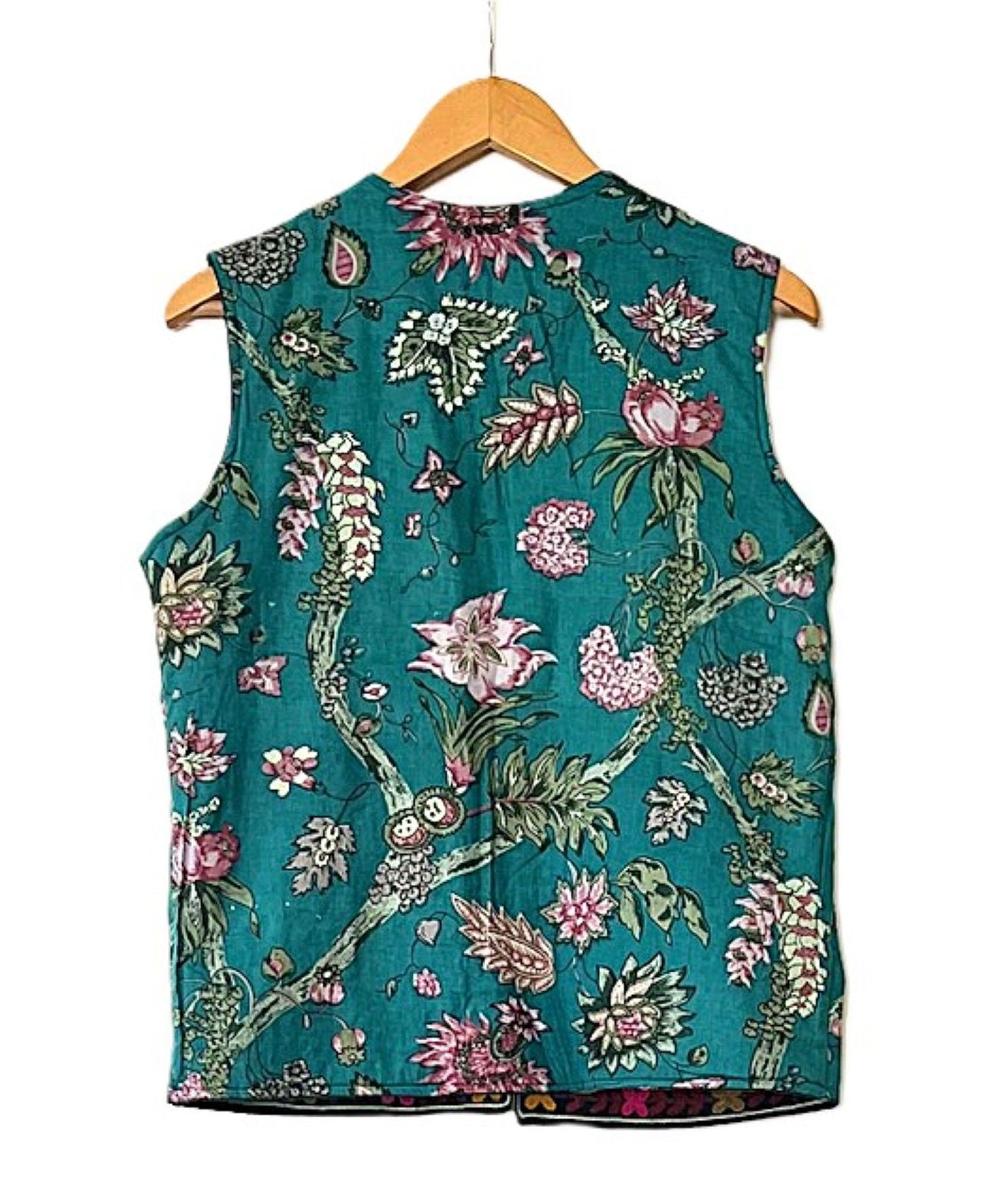 Jackets, Fully Reversible Designer Handmade Embroidered Vest Can Elevate Your Wardrobe.