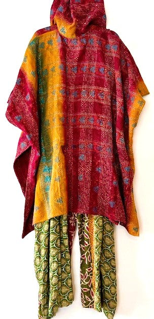 Contemporary Reversable Sleeveless Cotton Jumpsuit (Green)