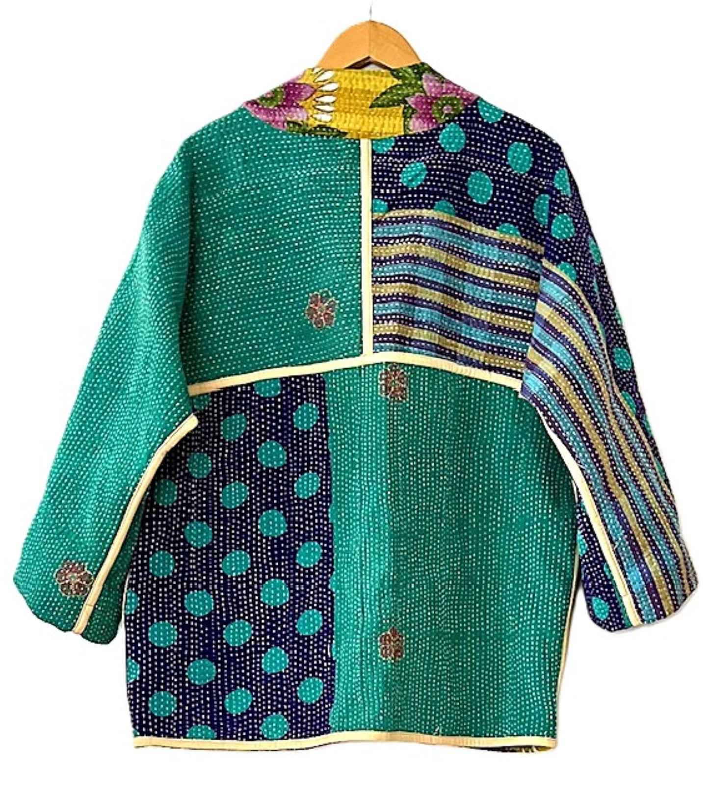 Reversible Short Quilted Jacket Is Tailored, Smart and Versatile.(Mustard)