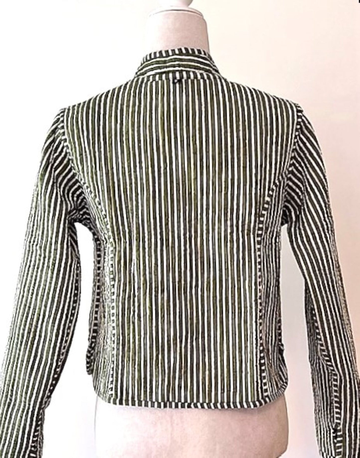 Uptown Chic, Simple Quilted Jacket Looks Rich And Classic. Fully Reversible. (Lime)