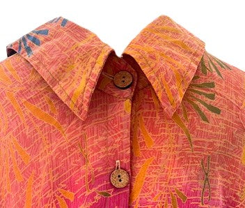 Kantha Bae Button Down Silk Dress. 3 Prints Available. NEW STYLE