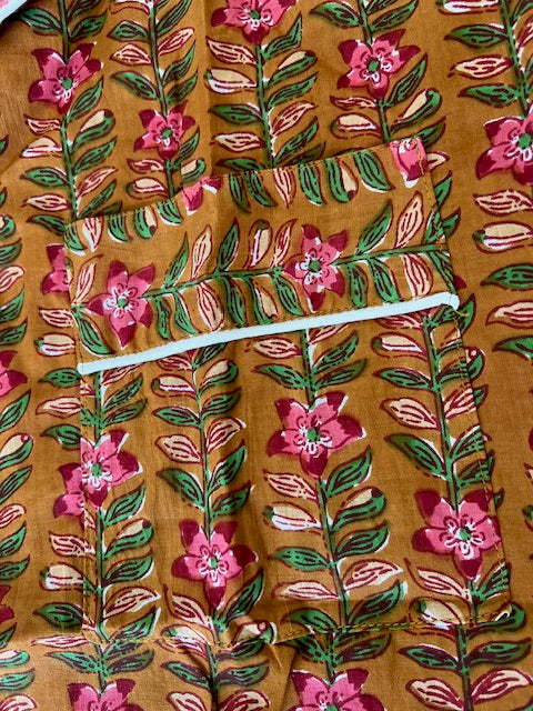 Ultra Soft Matching Cotton Pajama Shirt and Pant Set. Sleepover invited. (3 Desert Colors)