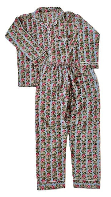 Ultra Soft Matching Cotton Pajama Shirt and Pant Set. Sleepover invited. (3 Desert Colors)