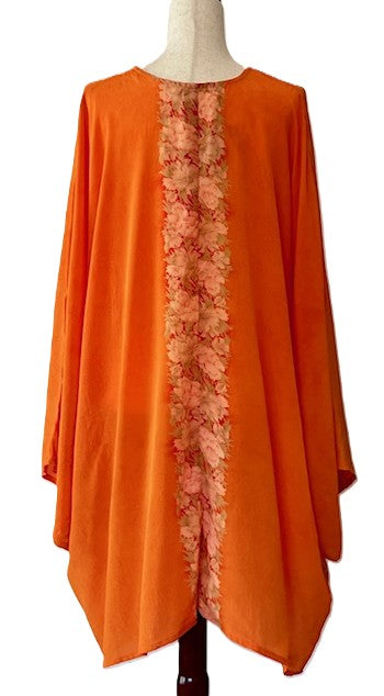 Kantha Bae's Gaia Split Tunic is Stunning (Tangerine)