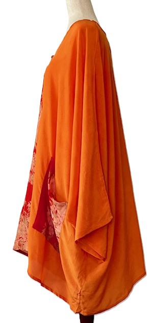 Kantha Bae's Gaia Split Tunic is Stunning (Tangerine)
