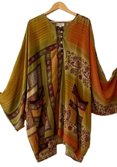 Kantha Bae's Gaia Split Tunic is Stunning (Olive)