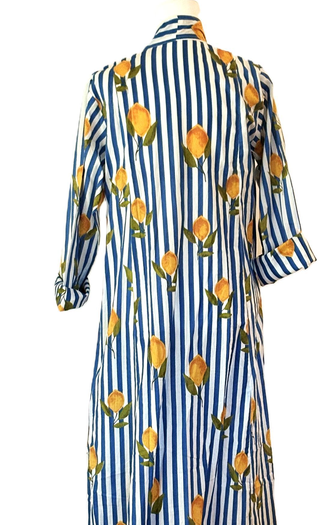 Dresses: Smart, Timeless And Fashionable Classic Striped Print. (Lemons)