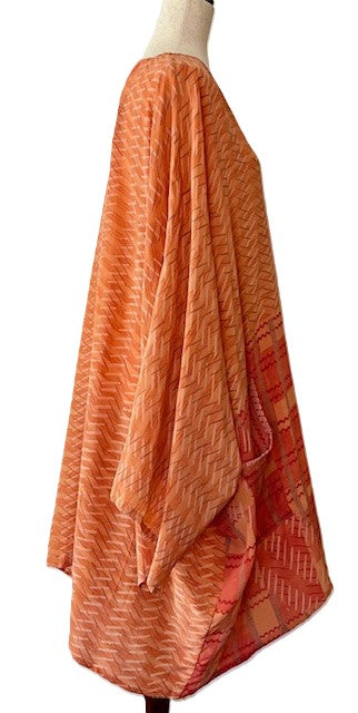 Kantha Bae's Gaia Split Tunic is Stunning (Red Orange)