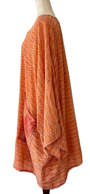 Kantha Bae's Gaia Split Tunic is Stunning (Red Orange)