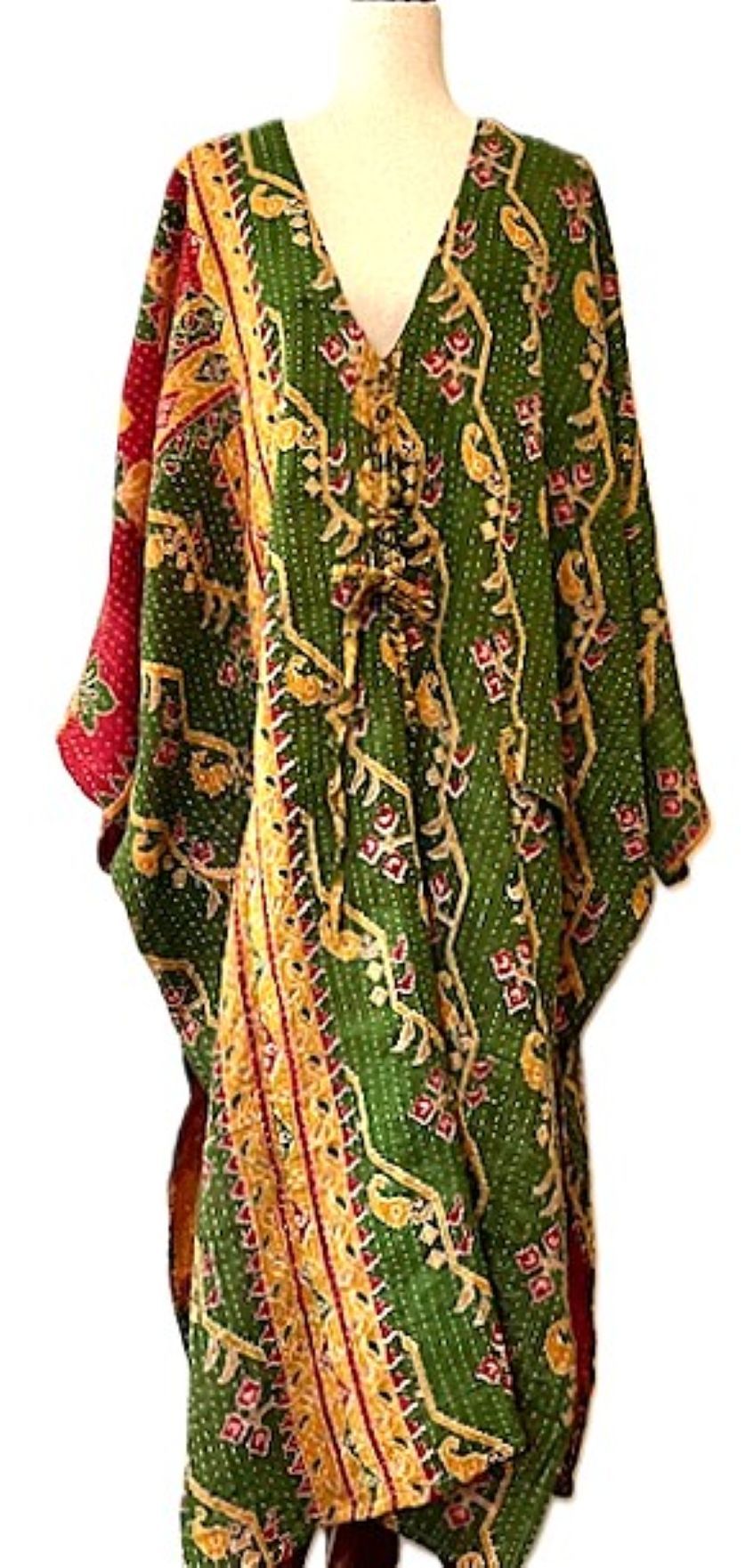 Kantha Bae Moondance Midi Muu (Green Yellow)