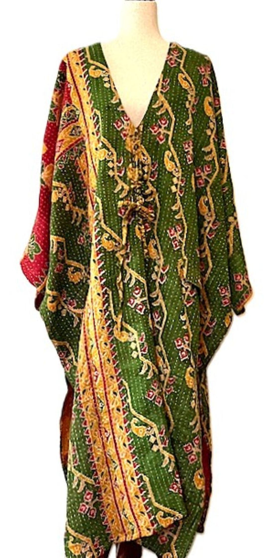 Kantha Bae Moondance Midi Muu (Green Yellow)