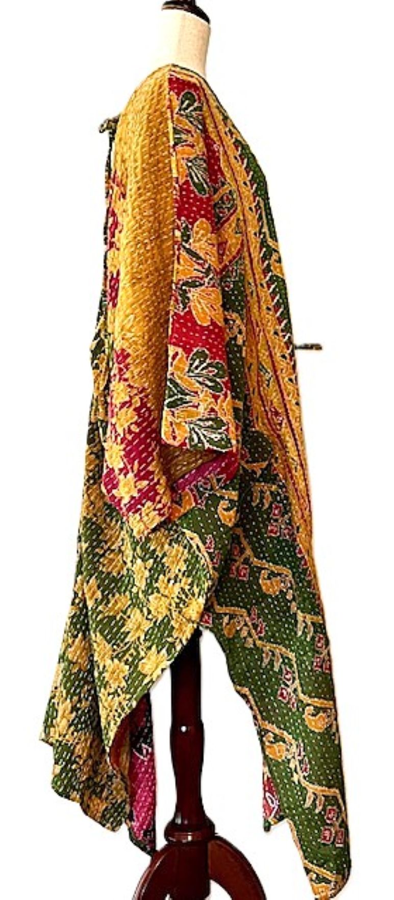 Kantha Bae Moondance Midi Muu (Green Yellow)