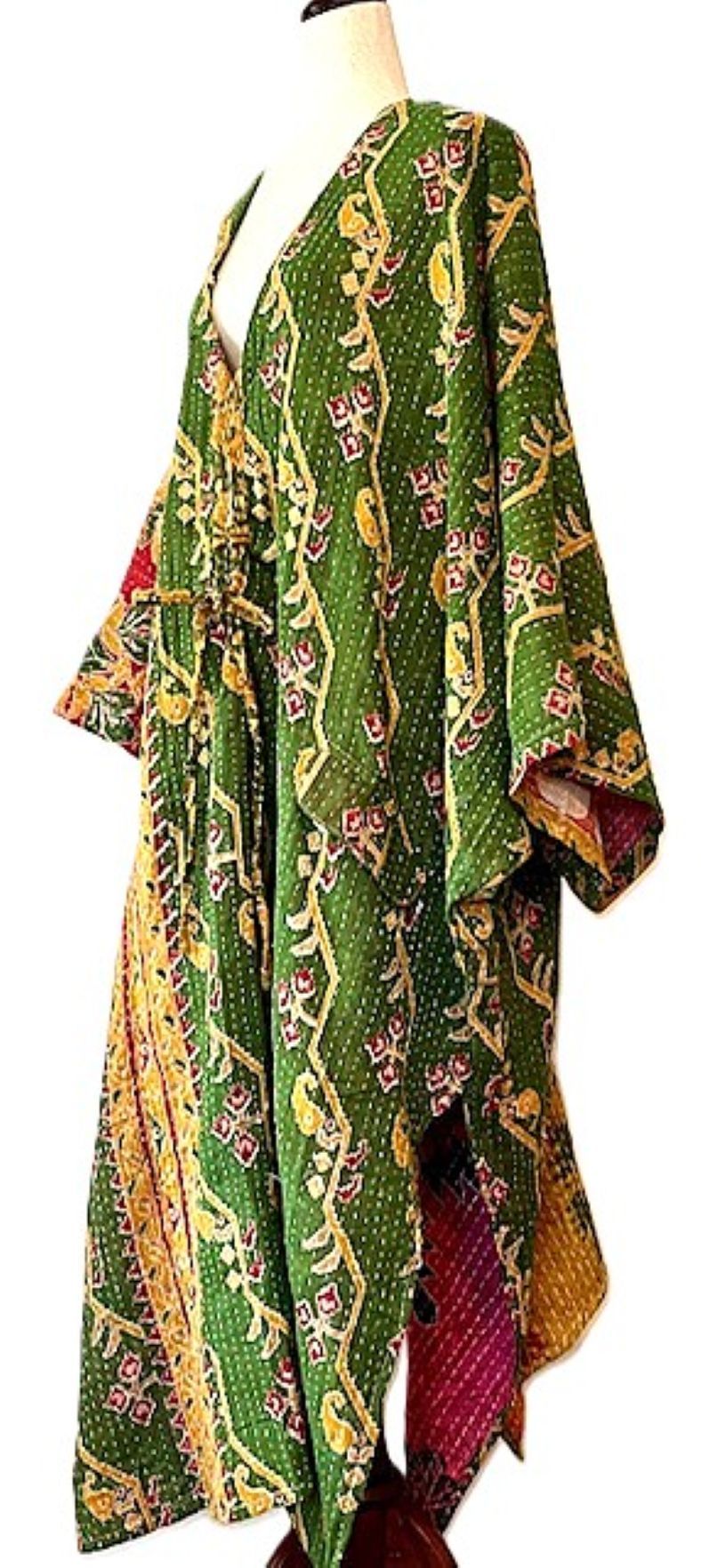 Kantha Bae Moondance Midi Muu (Green Yellow)