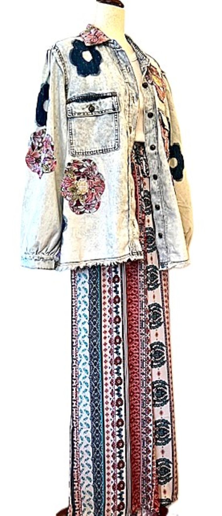 Ultimate "BoHo" Chic Wide Leg Pants. (Multi)
